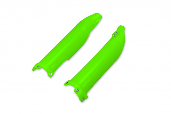 Fork Slider Protectors neon green for Kawasaki KX 250 F (2009-26) - KX 450 F (2009-18) - KX 450 (2019-26) - KX 250 (2019-26)
